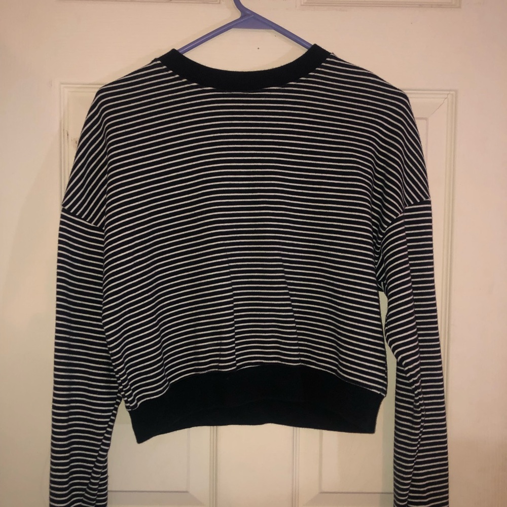 Striped long sleeved shirt